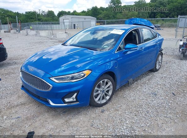 3FA6P0SU8LR225735 2020 FORD FUSION Blue Przód lewy