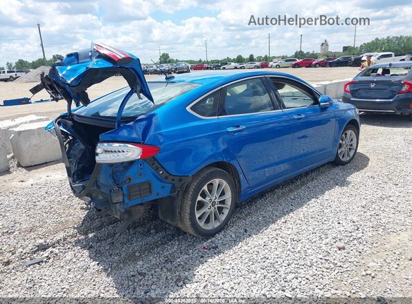 3FA6P0SU8LR225735 2020 FORD FUSION Blue Tył prawy