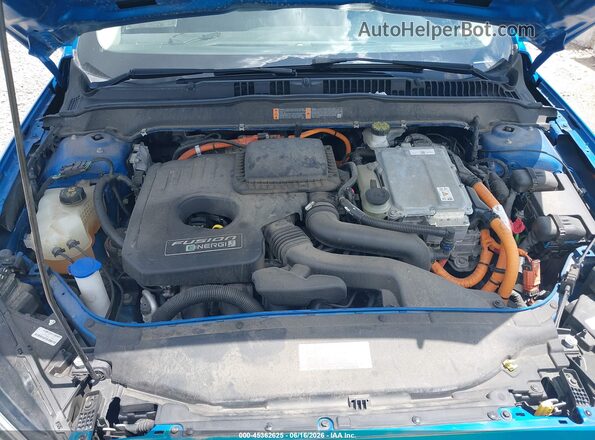 3FA6P0SU8LR225735 2020 FORD FUSION Blue Widok z tyłu