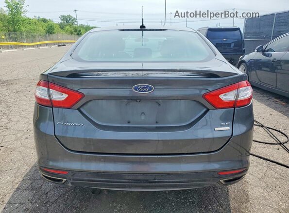 3FA6P0T90GR403864 2016 FORD FUSION Gray Rear view