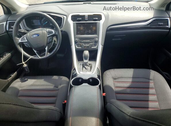 3FA6P0T90GR403864 2016 FORD FUSION Gray Dashboard view