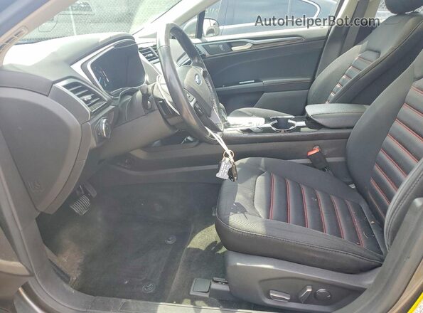 3FA6P0T90GR403864 2016 FORD FUSION Gray Front interior view