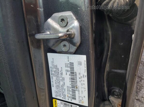3FA6P0T90GR403864 2016 FORD FUSION Gray Engine compartment view