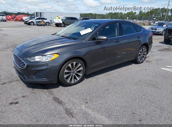 3FA6P0T90LR190425 2020 FORD FUSION Gray Առջևի ձախ երեք քառորդ տեսարան