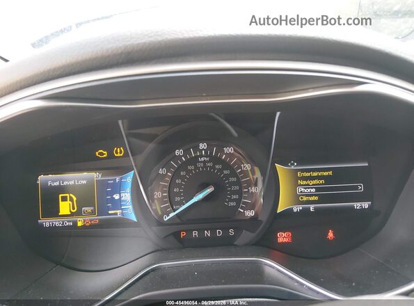 3FA6P0T91GR181626 2016 FORD FUSION Black Widok tylnych siedzeń