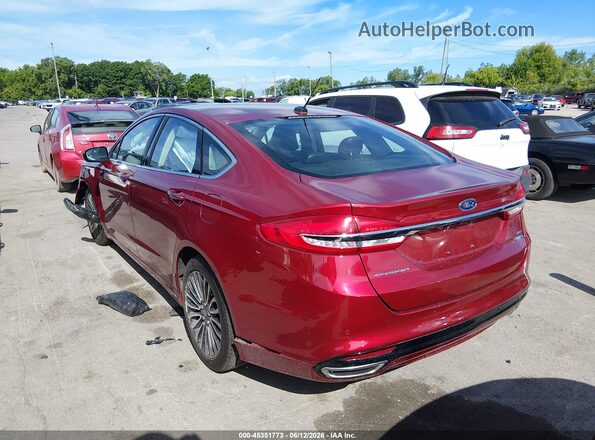 3FA6P0T91HR257010 2017 FORD FUSION Red 