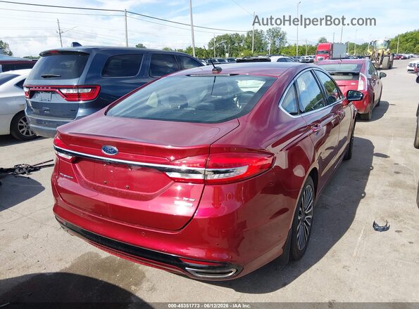 3FA6P0T91HR257010 2017 FORD FUSION Red 