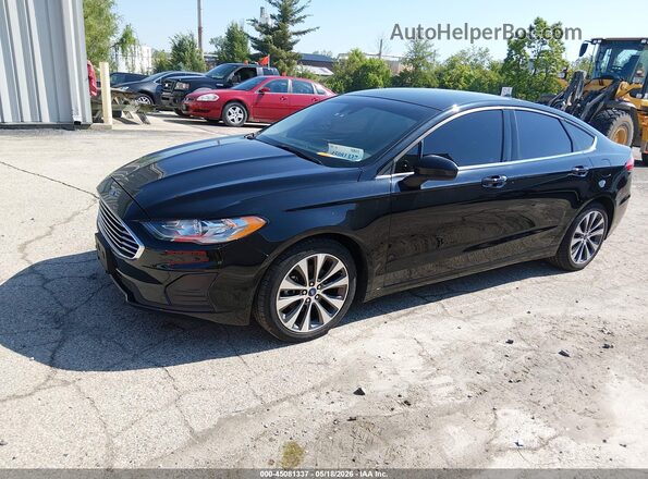 3FA6P0T91LR129410 2020 FORD FUSION Black Передня ліва чверть