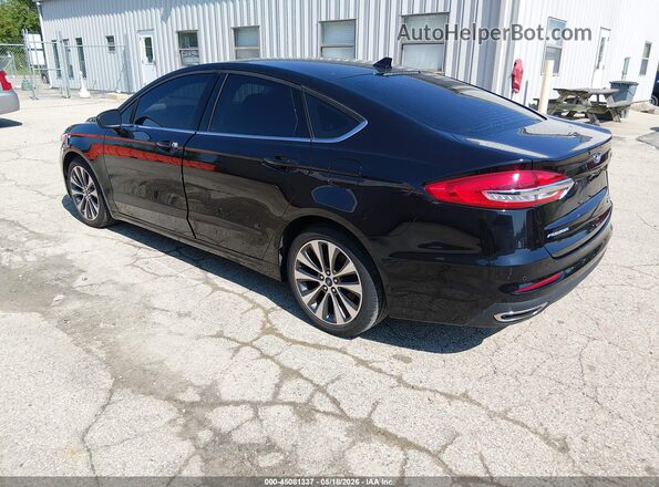 3FA6P0T91LR129410 2020 FORD FUSION Black Задня ліва чверть