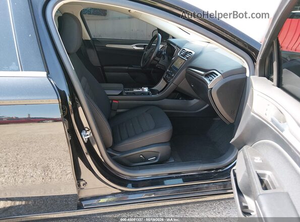 3FA6P0T91LR129410 2020 FORD FUSION Black Вид салону спереду