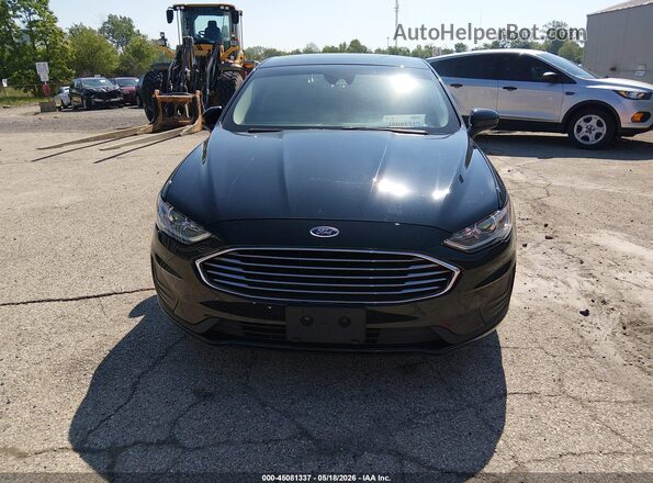 3FA6P0T91LR129410 2020 FORD FUSION Black Вид задньої частини салону