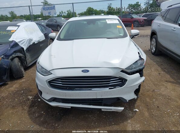 3FA6P0T91LR190501 2020 FORD FUSION White Вид задньої частини салону