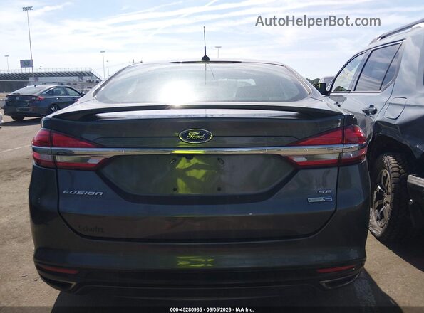 3FA6P0T92JR182923 2018 FORD FUSION Gray 