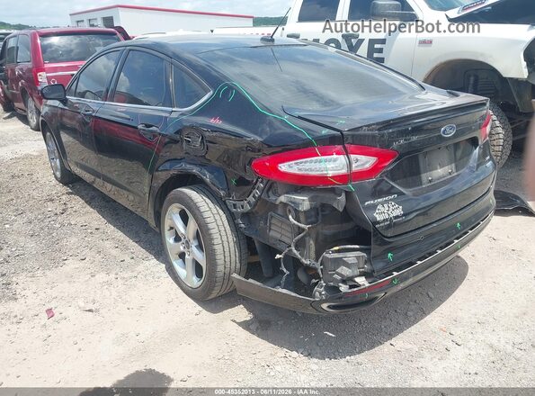 3FA6P0T95GR280644 2016 FORD FUSION Черный Задняя левая четверть