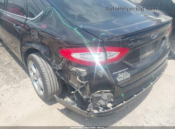 3FA6P0T95GR280644 2016 FORD FUSION Черный Вид спереди