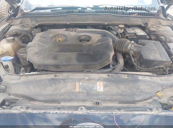 3FA6P0T95GR280644 2016 FORD FUSION Черный Вид сзади