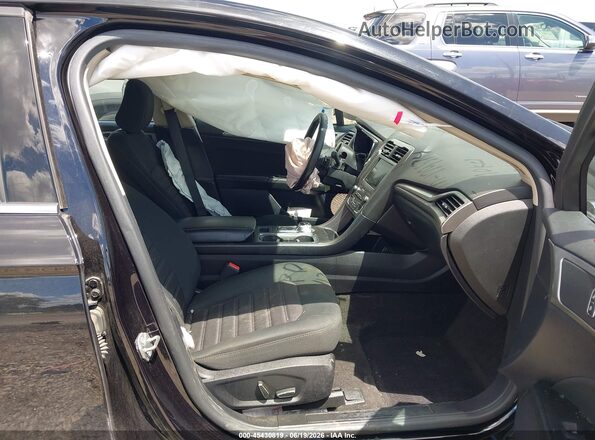 3FA6P0T96LR179574 2020 FORD FUSION Черный Вид салона спереди