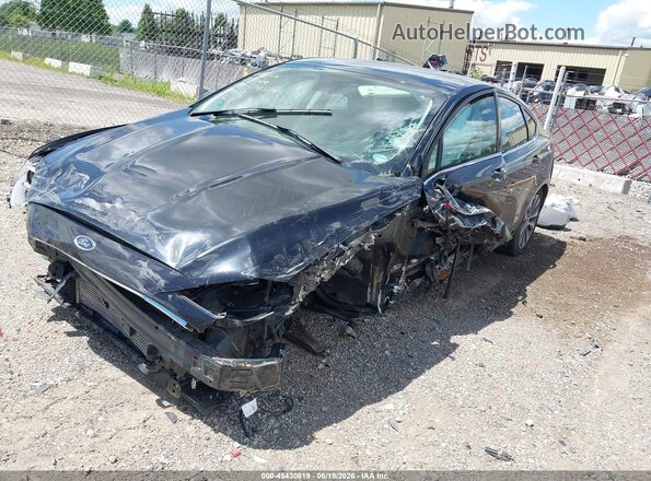 3FA6P0T96LR179574 2020 FORD FUSION Черный Передняя левая четверть