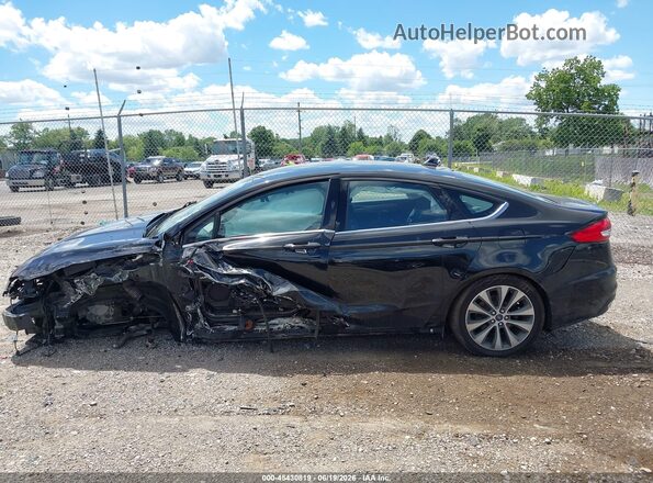 3FA6P0T96LR179574 2020 FORD FUSION Черный Вид задней части салона