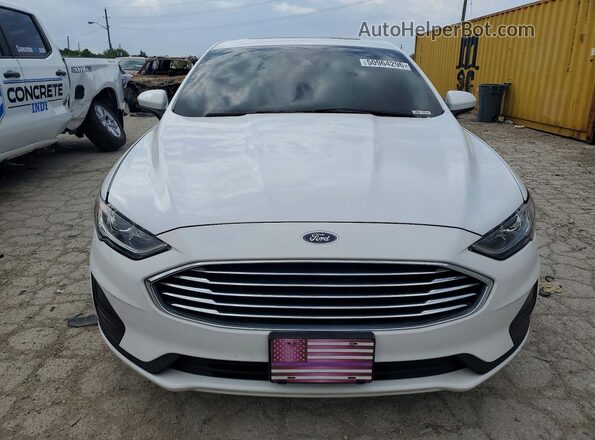 3FA6P0T96LR202349 2020 FORD FUSION White Вид спереду