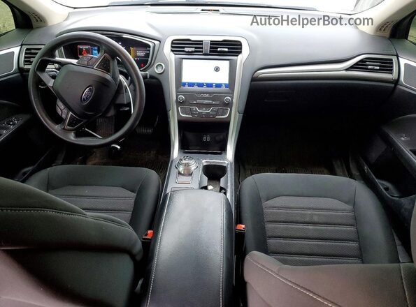 3FA6P0T96LR202349 2020 FORD FUSION White Вид панелі приладів