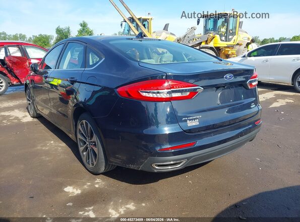3FA6P0T96LR236565 2020 FORD FUSION Black Tył lewy