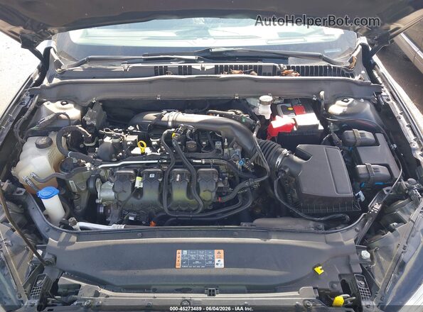 3FA6P0T96LR236565 2020 FORD FUSION Black Widok z tyłu
