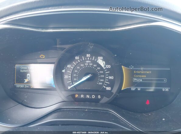 3FA6P0T96LR236565 2020 FORD FUSION Black Widok tylnych siedzeń