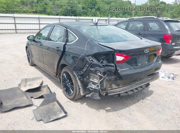 3FA6P0T97GR210031 2016 FORD FUSION Черный Задняя левая четверть