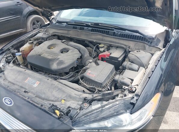 3FA6P0T97GR210031 2016 FORD FUSION Черный Вид сзади