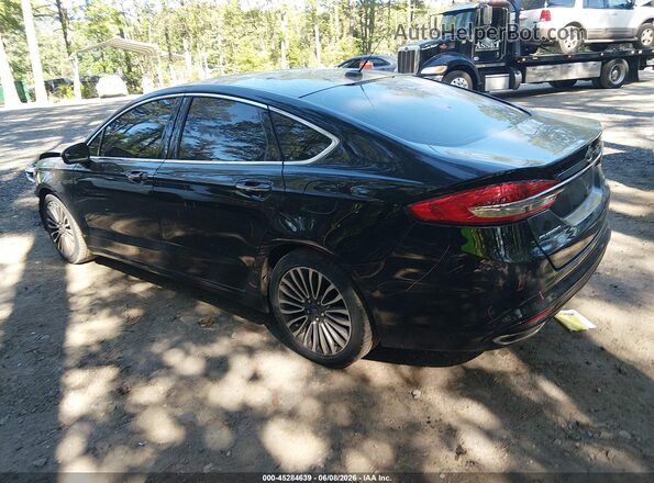 3FA6P0T97HR166808 2017 FORD FUSION Black Rear left
