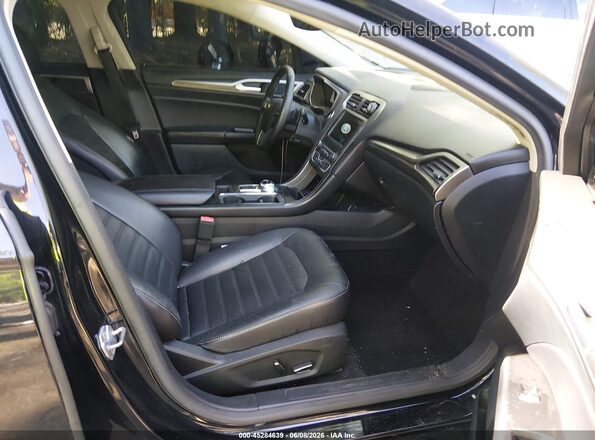 3FA6P0T97HR166808 2017 FORD FUSION Black Front interior view
