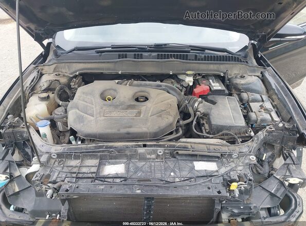 3FA6P0T97HR257030 2017 FORD FUSION Black Widok z tyłu