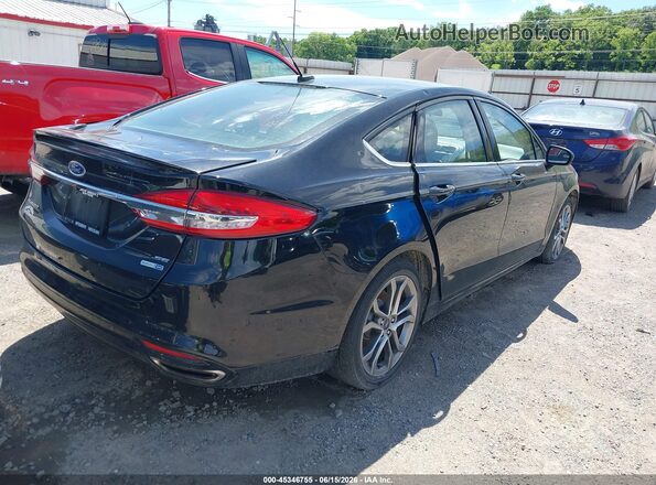 3FA6P0T97HR278914 2017 FORD FUSION Black Rear right