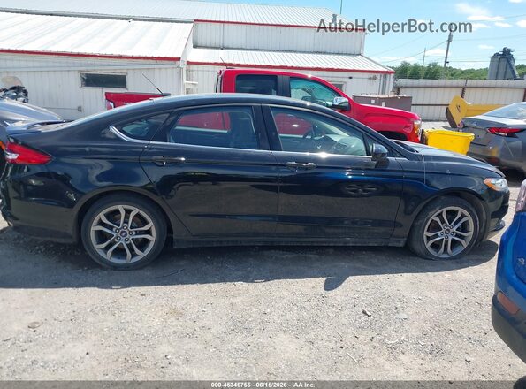 3FA6P0T97HR278914 2017 FORD FUSION Black Rear interior view