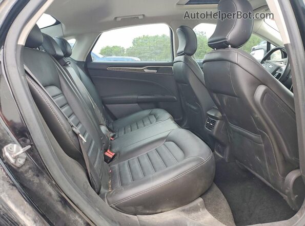 3FA6P0T98GR224942 2016 FORD FUSION Black უკანა სავარძლების ხედი