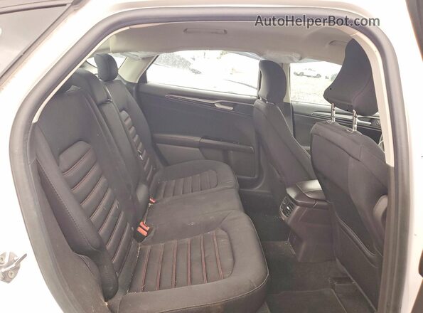 3FA6P0T99GR181342 2016 FORD FUSION White Вид задніх сидінь