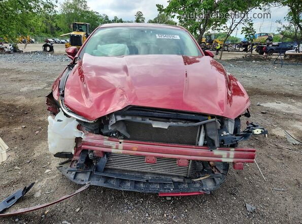 3FA6P0T99GR243080 2016 FORD FUSION Красный 