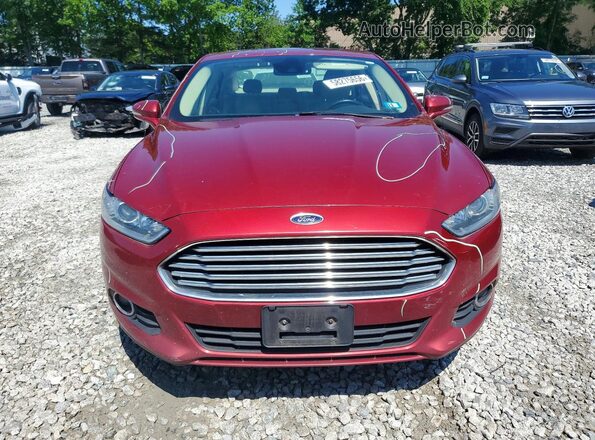 3FA6P0T99GR310129 2016 FORD FUSION Red Vista frontal