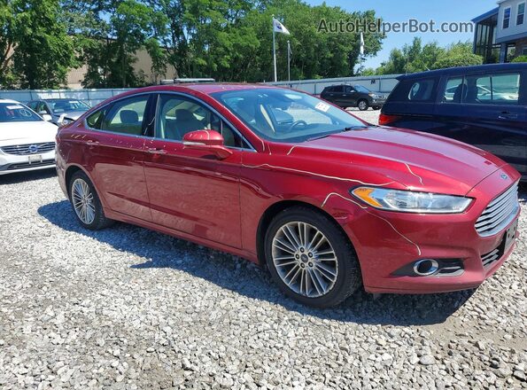 3FA6P0T99GR310129 2016 FORD FUSION Red Delantero derecho
