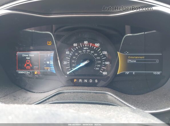 3FA6P0T99HR405243 2017 FORD FUSION Silver Вид задніх сидінь