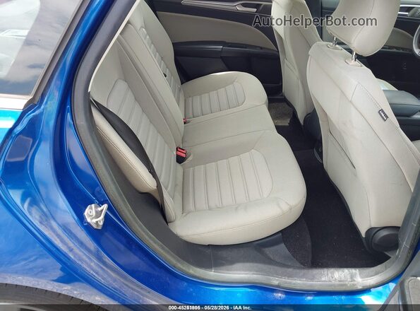 3FA6P0UU0JR235850 2018 FORD FUSION HYBRID Blue VIN კოდის სტიკერის ხედი