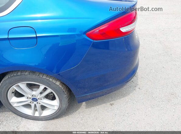 3FA6P0UU1JR281946 2018 FORD FUSION HYBRID Blue Вид спереду