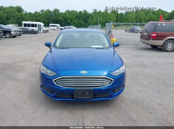 3FA6P0UU1JR281946 2018 FORD FUSION HYBRID Blue 
