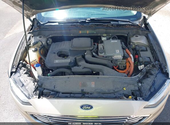 3FA6P0UU2JR100272 2018 FORD FUSION HYBRID Gold Հետևի տեսք