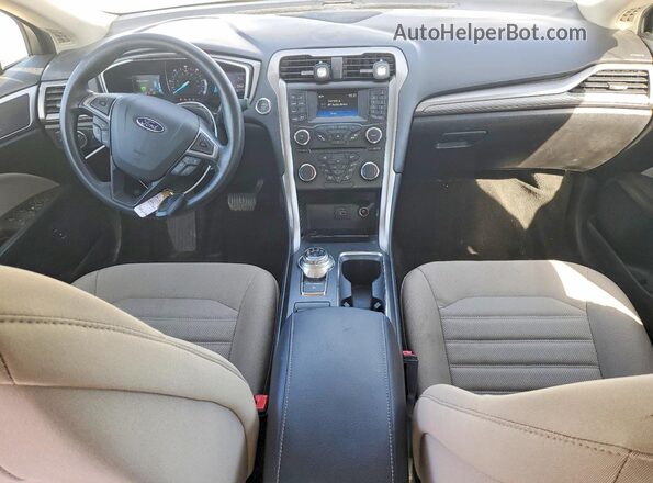 3FA6P0UU2JR100420 2018 FORD FUSION White Առջևի վահանակի տեսք