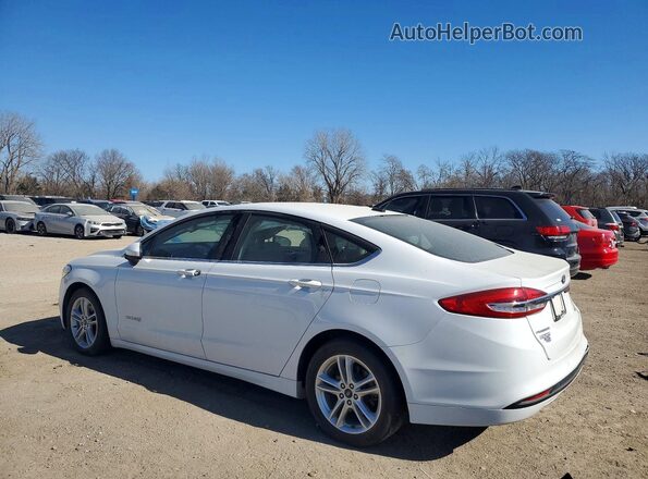 3FA6P0UU2JR100420 2018 FORD FUSION White Հետևի ձախ
