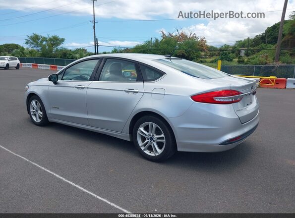 3FA6P0UU2JR123020 2018 FORD FUSION HYBRID Серебряный Задняя левая четверть