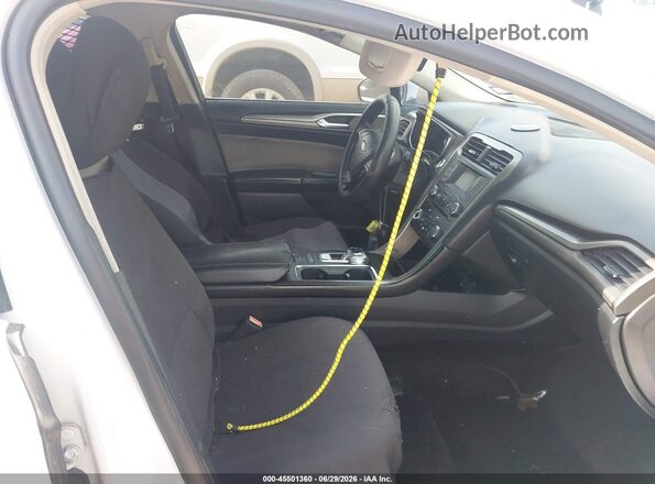 3FA6P0UU2JR166790 2018 FORD FUSION HYBRID White Vista interior delantera