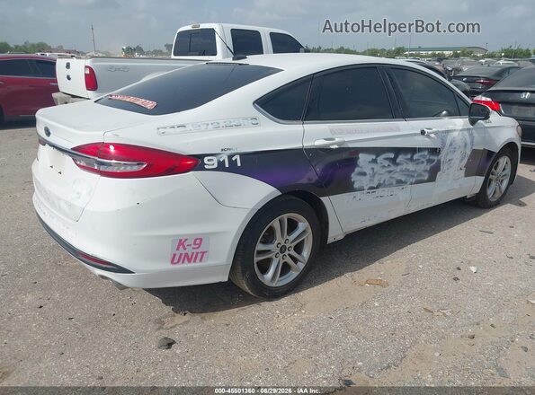 3FA6P0UU2JR166790 2018 FORD FUSION HYBRID White Trasero derecho